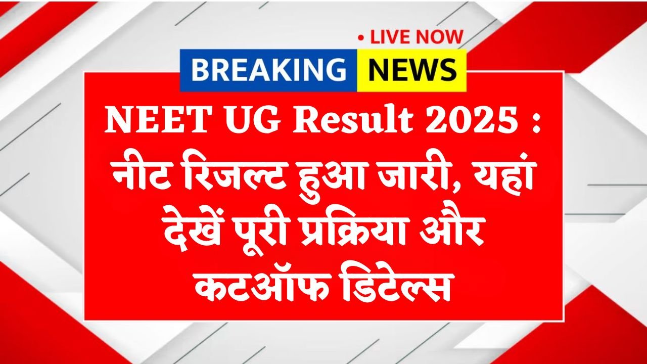 NEET UG Result 2025